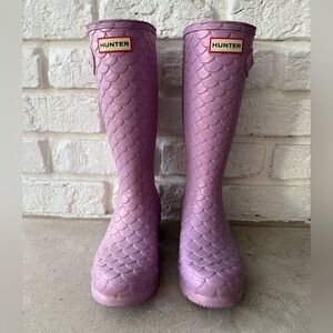 Hunter Lavender Mermaid Pattern Boots - Sea Dragon